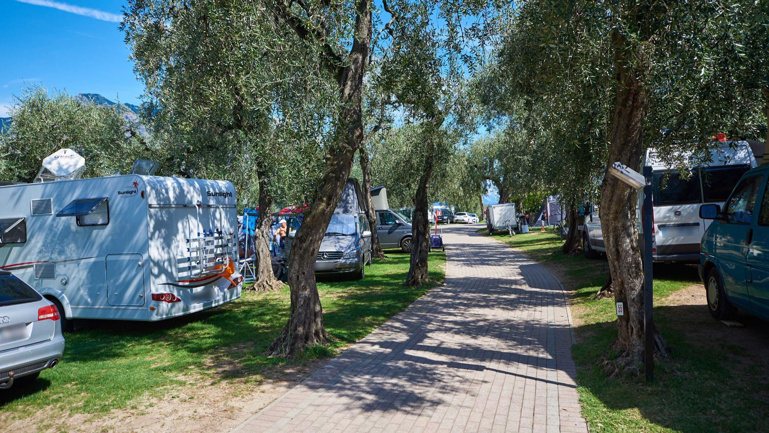 Camping Tonini in Malcesine, lakefront - Camping on Lake Garda, between relaxation and fun